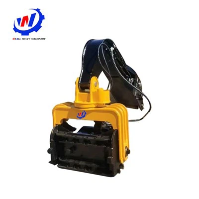 Ciocan vibrator hidraulic montat pe excavator