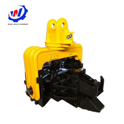 Driver hidraulic de piloți pentru excavatoare